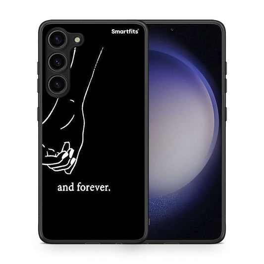 Θήκη Samsung Galaxy S23 Plus Always & Forever 2 από τη Smartfits με σχέδιο στο πίσω μέρος και μαύρο περίβλημα | Samsung Galaxy S23 Plus Always & Forever 2 Case with Colorful Back and Black Bezels
