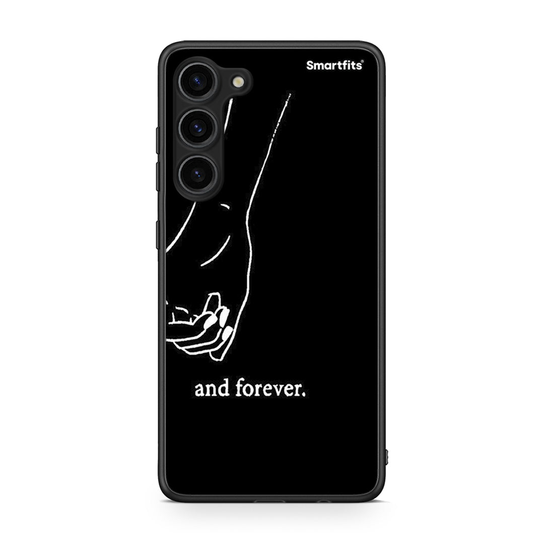 Θήκη Samsung Galaxy S23 Plus Always & Forever 2 από τη Smartfits με σχέδιο στο πίσω μέρος και μαύρο περίβλημα | Samsung Galaxy S23 Plus Always & Forever 2 Case with Colorful Back and Black Bezels
