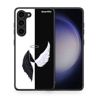 Thumbnail for Θήκη Samsung Galaxy S23 Plus Angels Demons από τη Smartfits με σχέδιο στο πίσω μέρος και μαύρο περίβλημα | Samsung Galaxy S23 Plus Angels Demons Case with Colorful Back and Black Bezels
