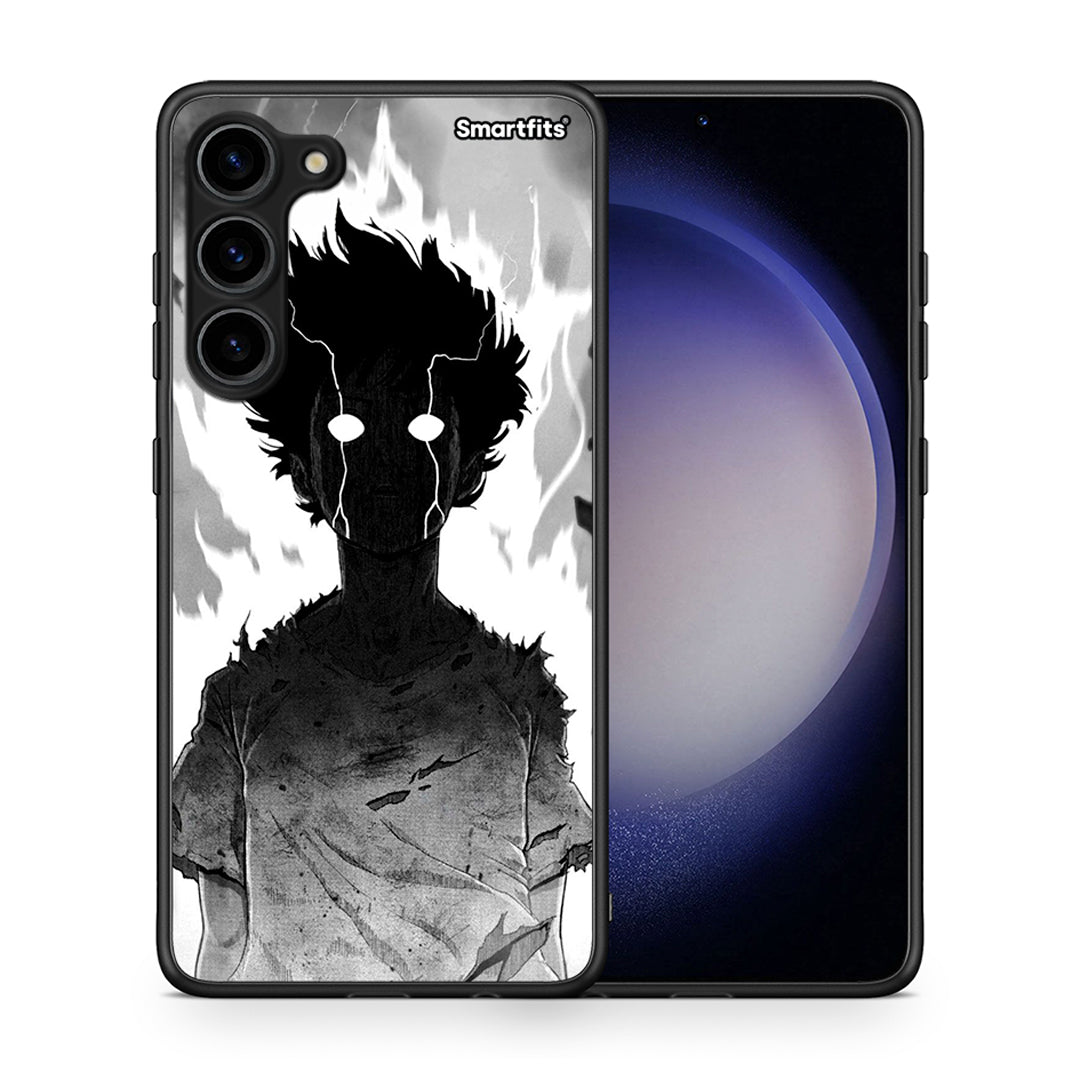 Θήκη Samsung Galaxy S23 Plus Anime Boy από τη Smartfits με σχέδιο στο πίσω μέρος και μαύρο περίβλημα | Samsung Galaxy S23 Plus Anime Boy Case with Colorful Back and Black Bezels