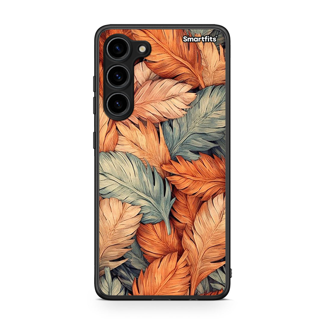 Θήκη Samsung Galaxy S23 Plus Autumn Leaves από τη Smartfits με σχέδιο στο πίσω μέρος και μαύρο περίβλημα | Samsung Galaxy S23 Plus Autumn Leaves Case with Colorful Back and Black Bezels