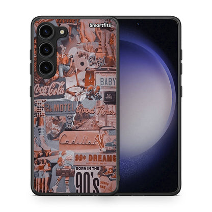 Θήκη Samsung Galaxy S23 Plus Born In 90s από τη Smartfits με σχέδιο στο πίσω μέρος και μαύρο περίβλημα | Samsung Galaxy S23 Plus Born In 90s Case with Colorful Back and Black Bezels