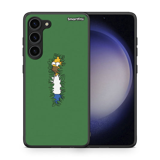 Θήκη Samsung Galaxy S23 Plus Bush Man από τη Smartfits με σχέδιο στο πίσω μέρος και μαύρο περίβλημα | Samsung Galaxy S23 Plus Bush Man Case with Colorful Back and Black Bezels