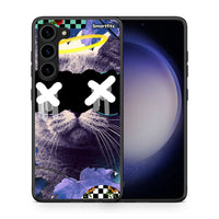 Thumbnail for Θήκη Samsung Galaxy S23 Plus Cat Collage από τη Smartfits με σχέδιο στο πίσω μέρος και μαύρο περίβλημα | Samsung Galaxy S23 Plus Cat Collage Case with Colorful Back and Black Bezels