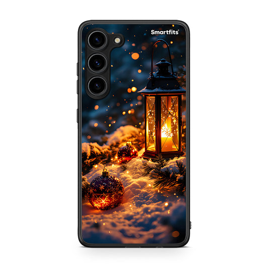 Θήκη Samsung Galaxy S23 Plus Christmas Ornaments από τη Smartfits με σχέδιο στο πίσω μέρος και μαύρο περίβλημα | Samsung Galaxy S23 Plus Christmas Ornaments Case with Colorful Back and Black Bezels