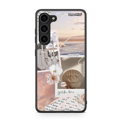 Θήκη Samsung Galaxy S23 Plus Golden Hour από τη Smartfits με σχέδιο στο πίσω μέρος και μαύρο περίβλημα | Samsung Galaxy S23 Plus Golden Hour Case with Colorful Back and Black Bezels