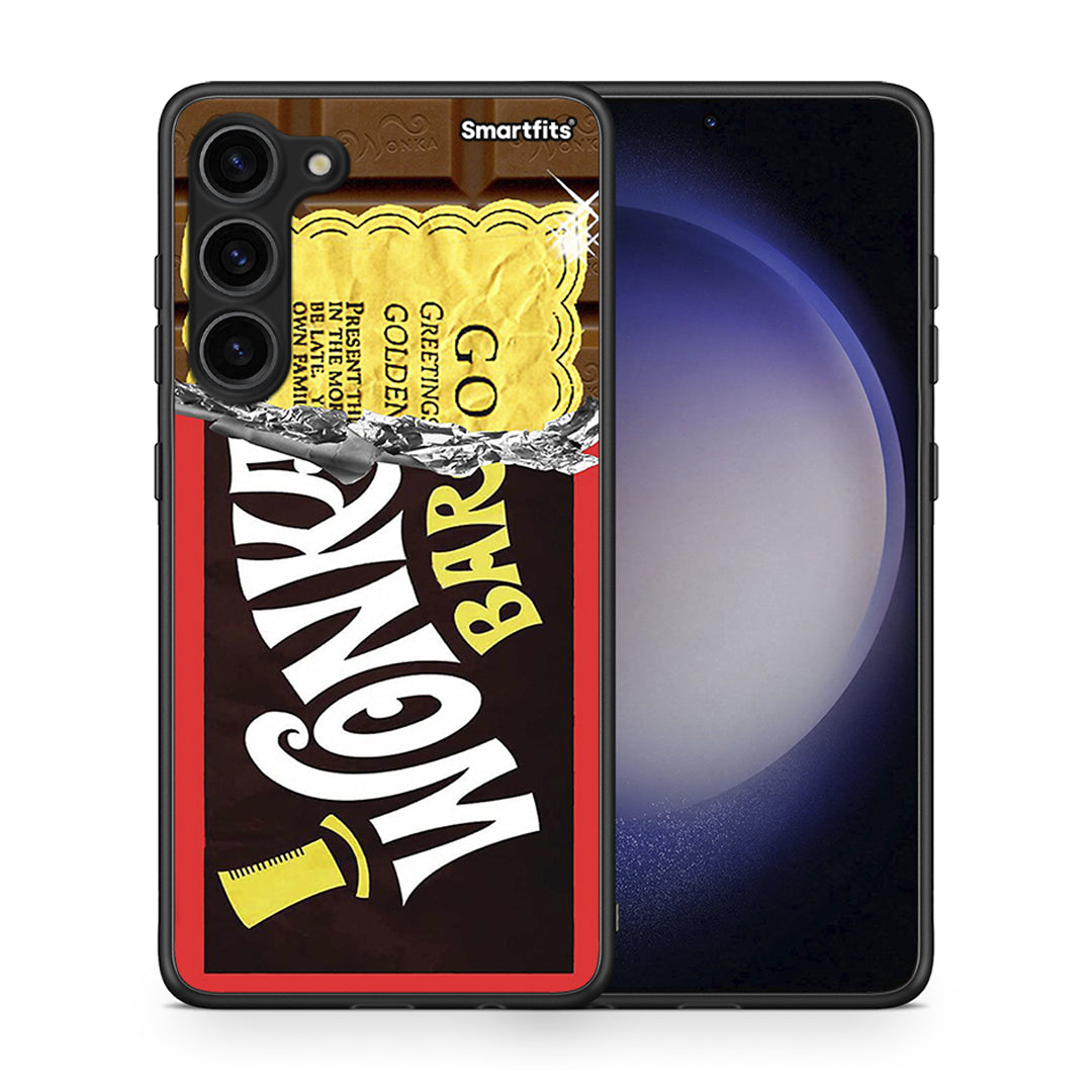 Θήκη Samsung Galaxy S23 Plus Golden Ticket από τη Smartfits με σχέδιο στο πίσω μέρος και μαύρο περίβλημα | Samsung Galaxy S23 Plus Golden Ticket Case with Colorful Back and Black Bezels