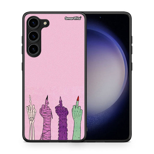 Θήκη Samsung Galaxy S23 Plus Halloween Be A Lady από τη Smartfits με σχέδιο στο πίσω μέρος και μαύρο περίβλημα | Samsung Galaxy S23 Plus Halloween Be A Lady Case with Colorful Back and Black Bezels