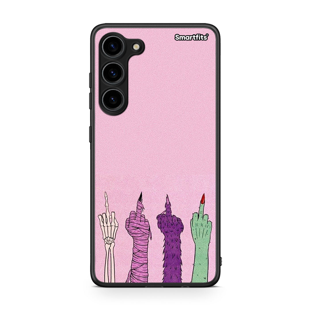 Θήκη Samsung Galaxy S23 Plus Halloween Be A Lady από τη Smartfits με σχέδιο στο πίσω μέρος και μαύρο περίβλημα | Samsung Galaxy S23 Plus Halloween Be A Lady Case with Colorful Back and Black Bezels