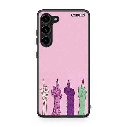 Θήκη Samsung Galaxy S23 Plus Halloween Be A Lady από τη Smartfits με σχέδιο στο πίσω μέρος και μαύρο περίβλημα | Samsung Galaxy S23 Plus Halloween Be A Lady Case with Colorful Back and Black Bezels