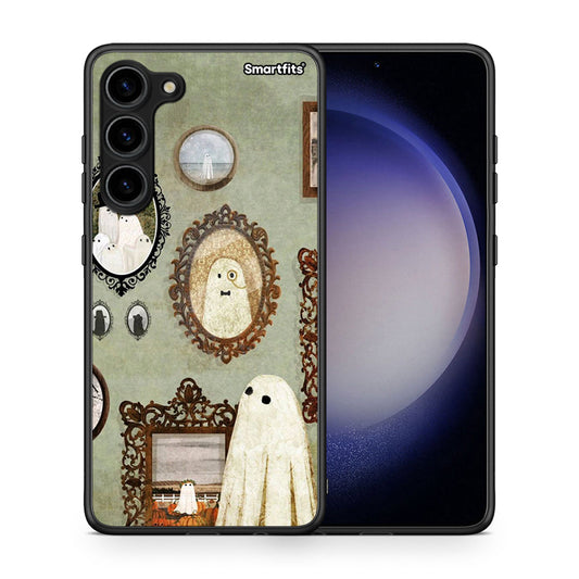 Θήκη Samsung Galaxy S23 Plus Halloween Ghost Season από τη Smartfits με σχέδιο στο πίσω μέρος και μαύρο περίβλημα | Samsung Galaxy S23 Plus Halloween Ghost Season Case with Colorful Back and Black Bezels