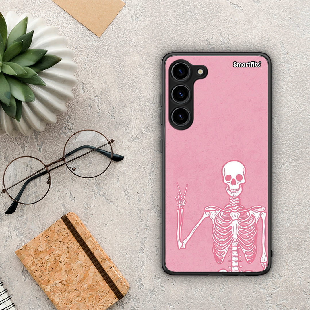 Θήκη Samsung Galaxy S23 Plus Halloween Motivation από τη Smartfits με σχέδιο στο πίσω μέρος και μαύρο περίβλημα | Samsung Galaxy S23 Plus Halloween Motivation Case with Colorful Back and Black Bezels