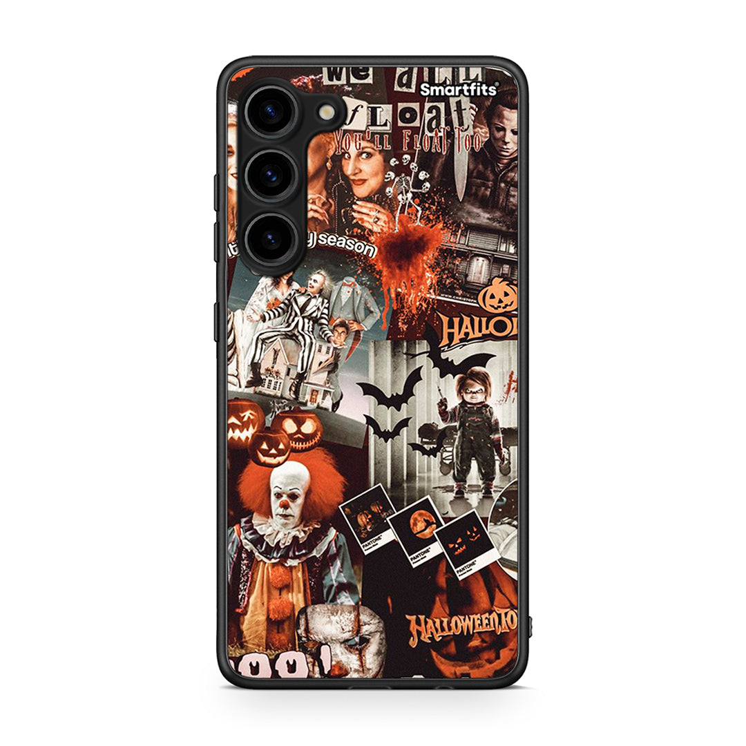 Θήκη Samsung Galaxy S23 Plus Halloween Spooky Season από τη Smartfits με σχέδιο στο πίσω μέρος και μαύρο περίβλημα | Samsung Galaxy S23 Plus Halloween Spooky Season Case with Colorful Back and Black Bezels