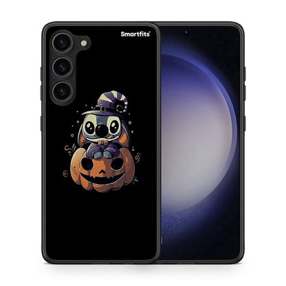 Θήκη Samsung Galaxy S23 Plus Halloween Stitch από τη Smartfits με σχέδιο στο πίσω μέρος και μαύρο περίβλημα | Samsung Galaxy S23 Plus Halloween Stitch Case with Colorful Back and Black Bezels