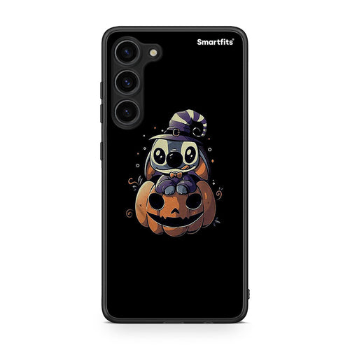 Θήκη Samsung Galaxy S23 Plus Halloween Stitch από τη Smartfits με σχέδιο στο πίσω μέρος και μαύρο περίβλημα | Samsung Galaxy S23 Plus Halloween Stitch Case with Colorful Back and Black Bezels