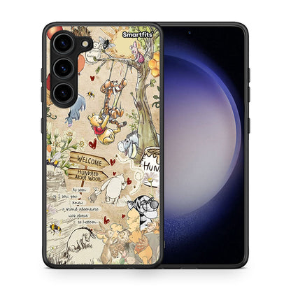 Θήκη Samsung Galaxy S23 Plus Happy Friends από τη Smartfits με σχέδιο στο πίσω μέρος και μαύρο περίβλημα | Samsung Galaxy S23 Plus Happy Friends Case with Colorful Back and Black Bezels