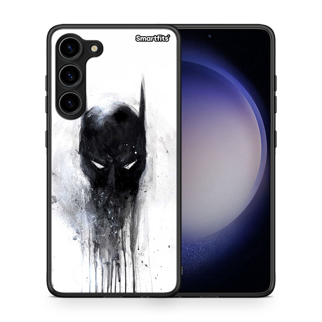 Θήκη Samsung Galaxy S23 Plus Hero Paint Bat από τη Smartfits με σχέδιο στο πίσω μέρος και μαύρο περίβλημα | Samsung Galaxy S23 Plus Hero Paint Bat Case with Colorful Back and Black Bezels