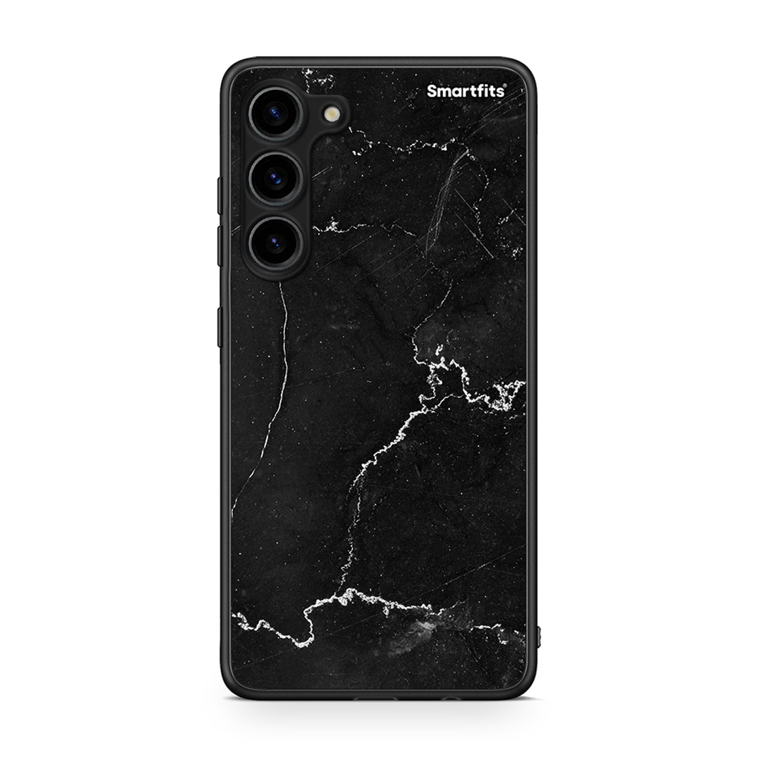 Θήκη Samsung Galaxy S23 Plus Marble Black από τη Smartfits με σχέδιο στο πίσω μέρος και μαύρο περίβλημα | Samsung Galaxy S23 Plus Marble Black Case with Colorful Back and Black Bezels