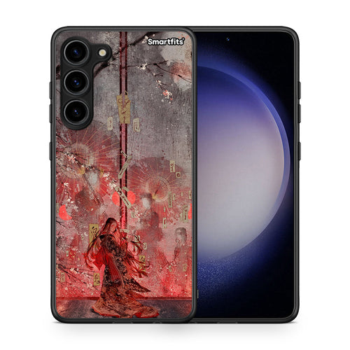 Θήκη Samsung Galaxy S23 Plus Nezuko Kamado από τη Smartfits με σχέδιο στο πίσω μέρος και μαύρο περίβλημα | Samsung Galaxy S23 Plus Nezuko Kamado Case with Colorful Back and Black Bezels