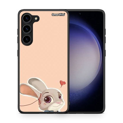 Θήκη Samsung Galaxy S23 Plus Nick Wilde And Judy Hopps Love 2 από τη Smartfits με σχέδιο στο πίσω μέρος και μαύρο περίβλημα | Samsung Galaxy S23 Plus Nick Wilde And Judy Hopps Love 2 Case with Colorful Back and Black Bezels