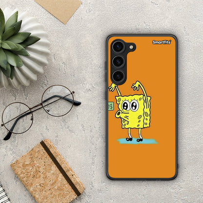 Θήκη Samsung Galaxy S23 Plus No Money 2 από τη Smartfits με σχέδιο στο πίσω μέρος και μαύρο περίβλημα | Samsung Galaxy S23 Plus No Money 2 Case with Colorful Back and Black Bezels