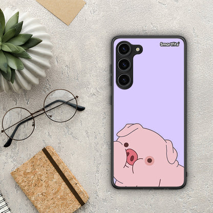 Θήκη Samsung Galaxy S23 Plus Pig Love 2 από τη Smartfits με σχέδιο στο πίσω μέρος και μαύρο περίβλημα | Samsung Galaxy S23 Plus Pig Love 2 Case with Colorful Back and Black Bezels
