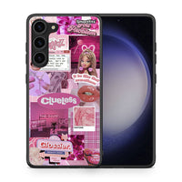Thumbnail for Θήκη Samsung Galaxy S23 Plus Pink Love από τη Smartfits με σχέδιο στο πίσω μέρος και μαύρο περίβλημα | Samsung Galaxy S23 Plus Pink Love Case with Colorful Back and Black Bezels