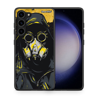 Θήκη Samsung Galaxy S23 Plus PopArt Mask από τη Smartfits με σχέδιο στο πίσω μέρος και μαύρο περίβλημα | Samsung Galaxy S23 Plus PopArt Mask Case with Colorful Back and Black Bezels