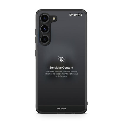 Θήκη Samsung Galaxy S23 Plus Sensitive Content από τη Smartfits με σχέδιο στο πίσω μέρος και μαύρο περίβλημα | Samsung Galaxy S23 Plus Sensitive Content Case with Colorful Back and Black Bezels