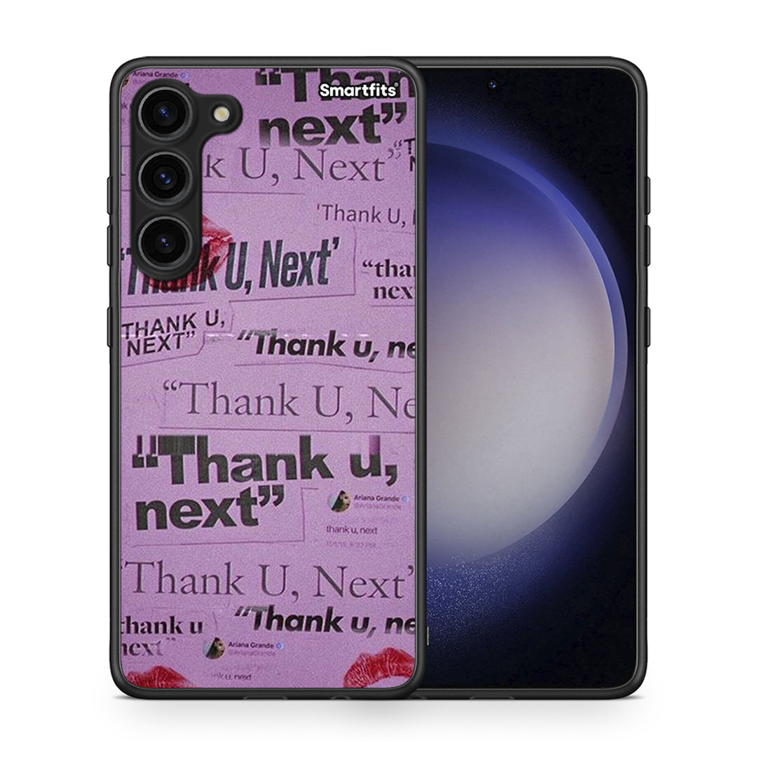 Θήκη Samsung Galaxy S23 Plus Thank You Next από τη Smartfits με σχέδιο στο πίσω μέρος και μαύρο περίβλημα | Samsung Galaxy S23 Plus Thank You Next Case with Colorful Back and Black Bezels