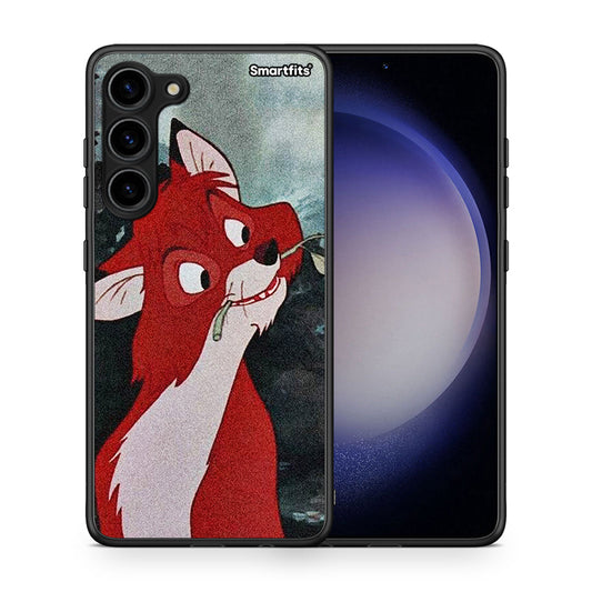 Θήκη Samsung Galaxy S23 Plus Tod And Vixey Love 1 από τη Smartfits με σχέδιο στο πίσω μέρος και μαύρο περίβλημα | Samsung Galaxy S23 Plus Tod And Vixey Love 1 Case with Colorful Back and Black Bezels