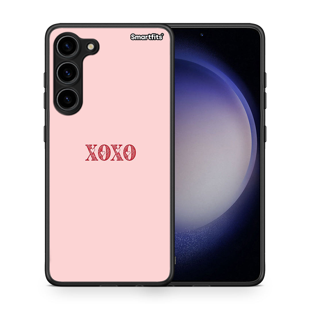 Θήκη Samsung Galaxy S23 Plus XOXO Love από τη Smartfits με σχέδιο στο πίσω μέρος και μαύρο περίβλημα | Samsung Galaxy S23 Plus XOXO Love Case with Colorful Back and Black Bezels