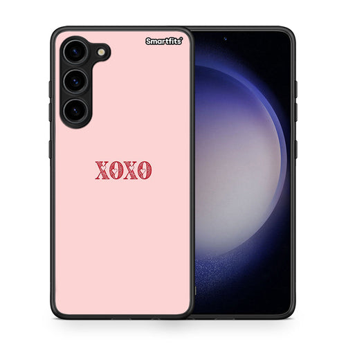 Θήκη Samsung Galaxy S23 Plus XOXO Love από τη Smartfits με σχέδιο στο πίσω μέρος και μαύρο περίβλημα | Samsung Galaxy S23 Plus XOXO Love Case with Colorful Back and Black Bezels
