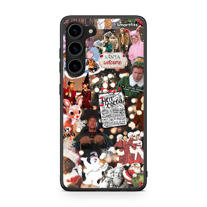 Θήκη Samsung Galaxy S23 Plus Xmas Movies από τη Smartfits με σχέδιο στο πίσω μέρος και μαύρο περίβλημα | Samsung Galaxy S23 Plus Xmas Movies Case with Colorful Back and Black Bezels