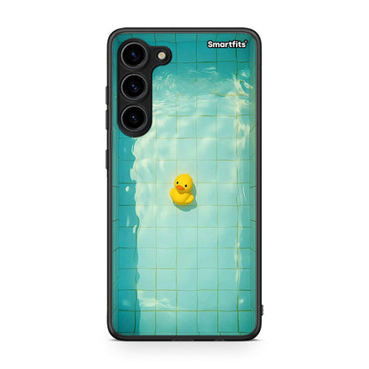 Θήκη Samsung Galaxy S23 Plus Yellow Duck από τη Smartfits με σχέδιο στο πίσω μέρος και μαύρο περίβλημα | Samsung Galaxy S23 Plus Yellow Duck Case with Colorful Back and Black Bezels