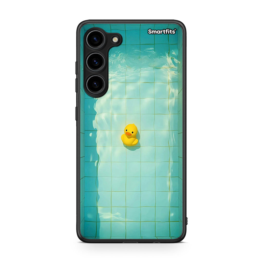 Θήκη Samsung Galaxy S23 Plus Yellow Duck από τη Smartfits με σχέδιο στο πίσω μέρος και μαύρο περίβλημα | Samsung Galaxy S23 Plus Yellow Duck Case with Colorful Back and Black Bezels