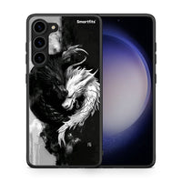 Thumbnail for Θήκη Samsung Galaxy S23 Plus Yin Yang από τη Smartfits με σχέδιο στο πίσω μέρος και μαύρο περίβλημα | Samsung Galaxy S23 Plus Yin Yang Case with Colorful Back and Black Bezels
