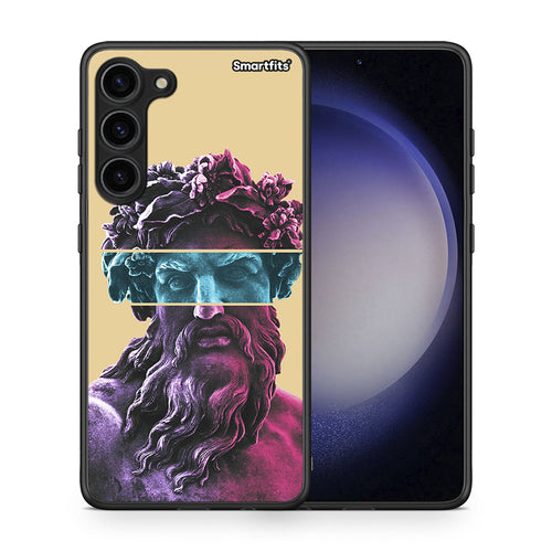 Θήκη Samsung Galaxy S23 Plus Zeus Art από τη Smartfits με σχέδιο στο πίσω μέρος και μαύρο περίβλημα | Samsung Galaxy S23 Plus Zeus Art Case with Colorful Back and Black Bezels