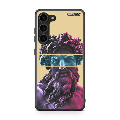 Θήκη Samsung Galaxy S23 Plus Zeus Art από τη Smartfits με σχέδιο στο πίσω μέρος και μαύρο περίβλημα | Samsung Galaxy S23 Plus Zeus Art Case with Colorful Back and Black Bezels