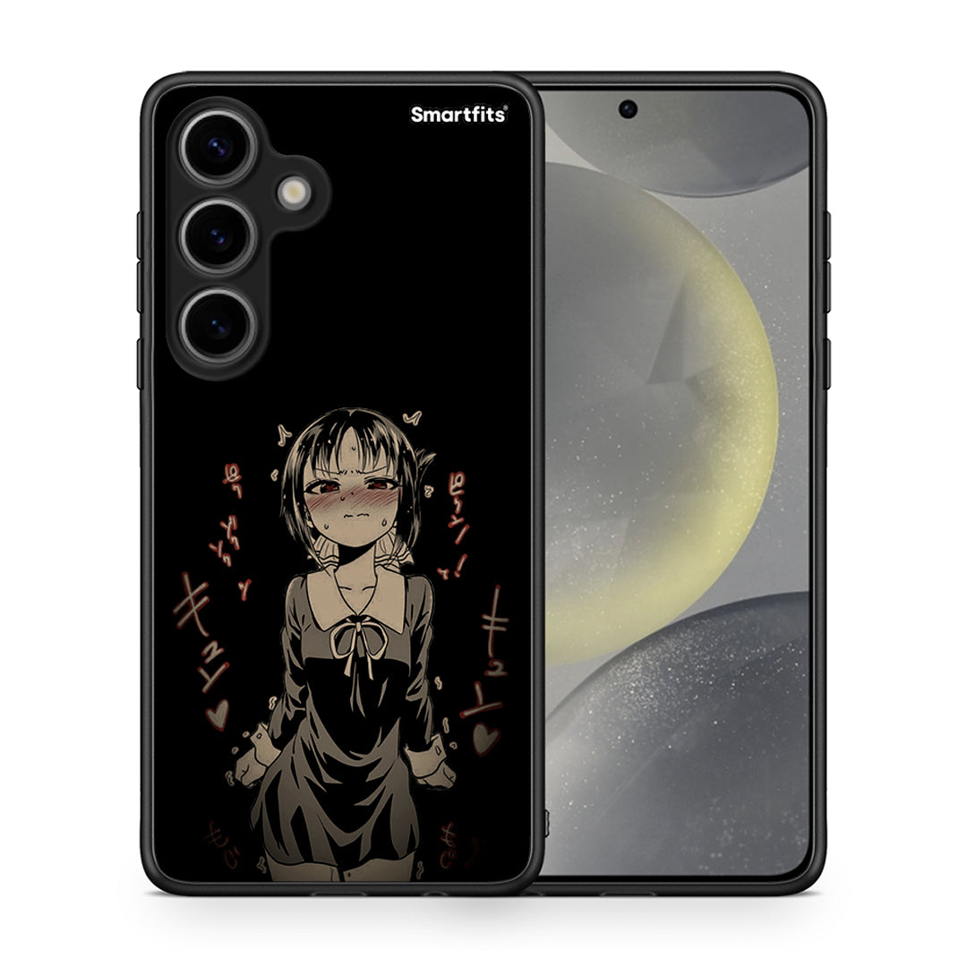 Θήκη Samsung Galaxy S24 Anime Girl από τη Smartfits με σχέδιο στο πίσω μέρος και μαύρο περίβλημα | Samsung Galaxy S24 Anime Girl case with colorful back and black bezels