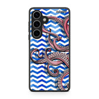 Thumbnail for Samsung Galaxy S24 Chevron Devilfish θήκη από τη Smartfits με σχέδιο στο πίσω μέρος και μαύρο περίβλημα | Smartphone case with colorful back and black bezels by Smartfits