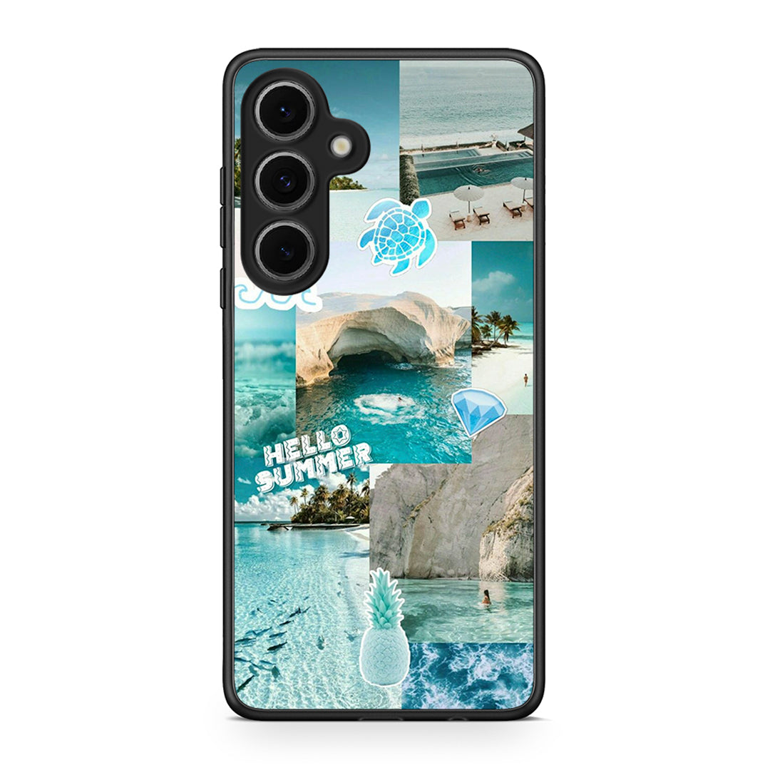 Samsung Galaxy S24 FE Aesthetic Summer Θήκη από τη Smartfits με σχέδιο στο πίσω μέρος και μαύρο περίβλημα | Smartphone case with colorful back and black bezels by Smartfits