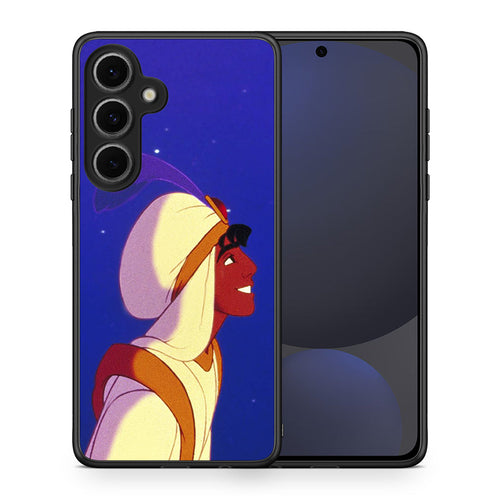 Θήκη Samsung Galaxy S24 FE Alladin And Jasmine Love 1 από τη Smartfits με σχέδιο στο πίσω μέρος και μαύρο περίβλημα | Samsung Galaxy S24 FE Alladin And Jasmine Love 1 case with colorful back and black bezels