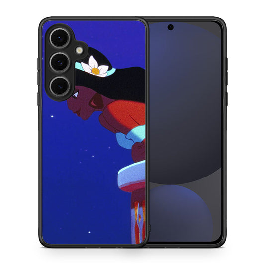 Θήκη Samsung Galaxy S24 FE Alladin And Jasmine Love 2 από τη Smartfits με σχέδιο στο πίσω μέρος και μαύρο περίβλημα | Samsung Galaxy S24 FE Alladin And Jasmine Love 2 case with colorful back and black bezels