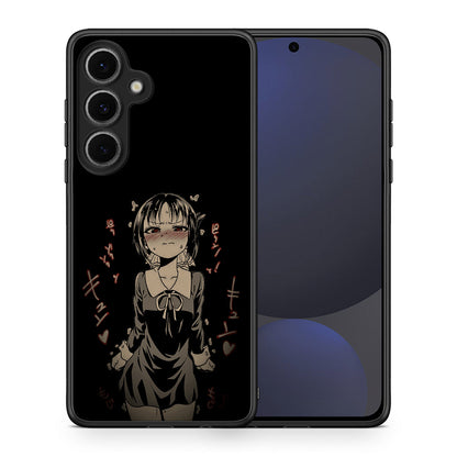 Θήκη Samsung Galaxy S24 FE Anime Girl από τη Smartfits με σχέδιο στο πίσω μέρος και μαύρο περίβλημα | Samsung Galaxy S24 FE Anime Girl case with colorful back and black bezels