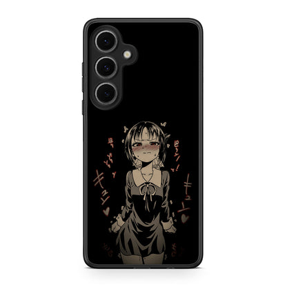 Samsung Galaxy S24 FE Anime Girl θήκη από τη Smartfits με σχέδιο στο πίσω μέρος και μαύρο περίβλημα | Smartphone case with colorful back and black bezels by Smartfits
