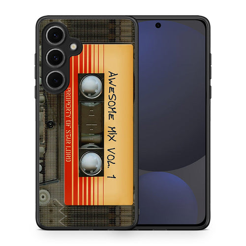 Θήκη Samsung Galaxy S24 FE Awesome Mix από τη Smartfits με σχέδιο στο πίσω μέρος και μαύρο περίβλημα | Samsung Galaxy S24 FE Awesome Mix case with colorful back and black bezels