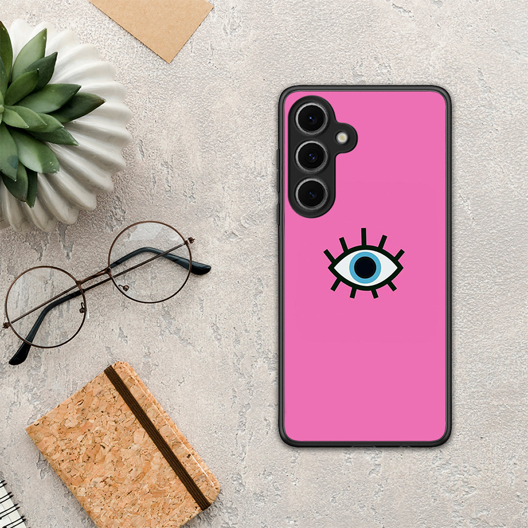 Blue Eye Pink - Samsung Galaxy S24 FE θήκη