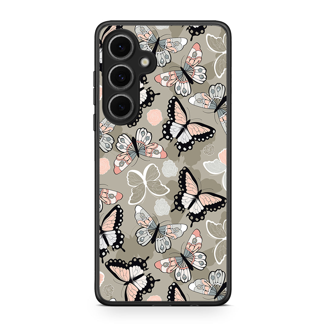 135 - Samsung Galaxy S24 FE Butterflies Boho case, cover, bumper