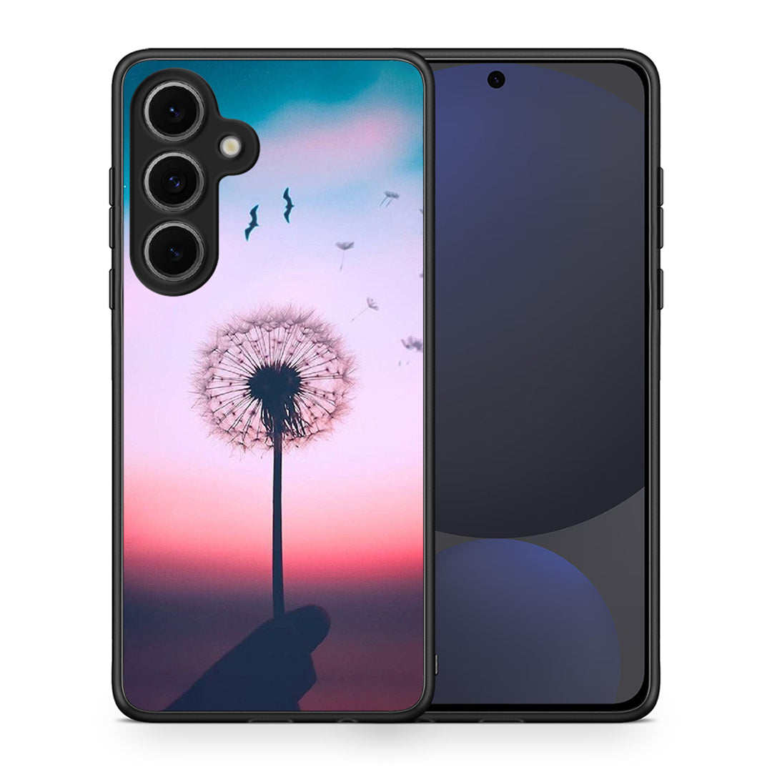 Θήκη Samsung Galaxy S24 FE Wish Boho από τη Smartfits με σχέδιο στο πίσω μέρος και μαύρο περίβλημα | Samsung Galaxy S24 FE Wish Boho case with colorful back and black bezels